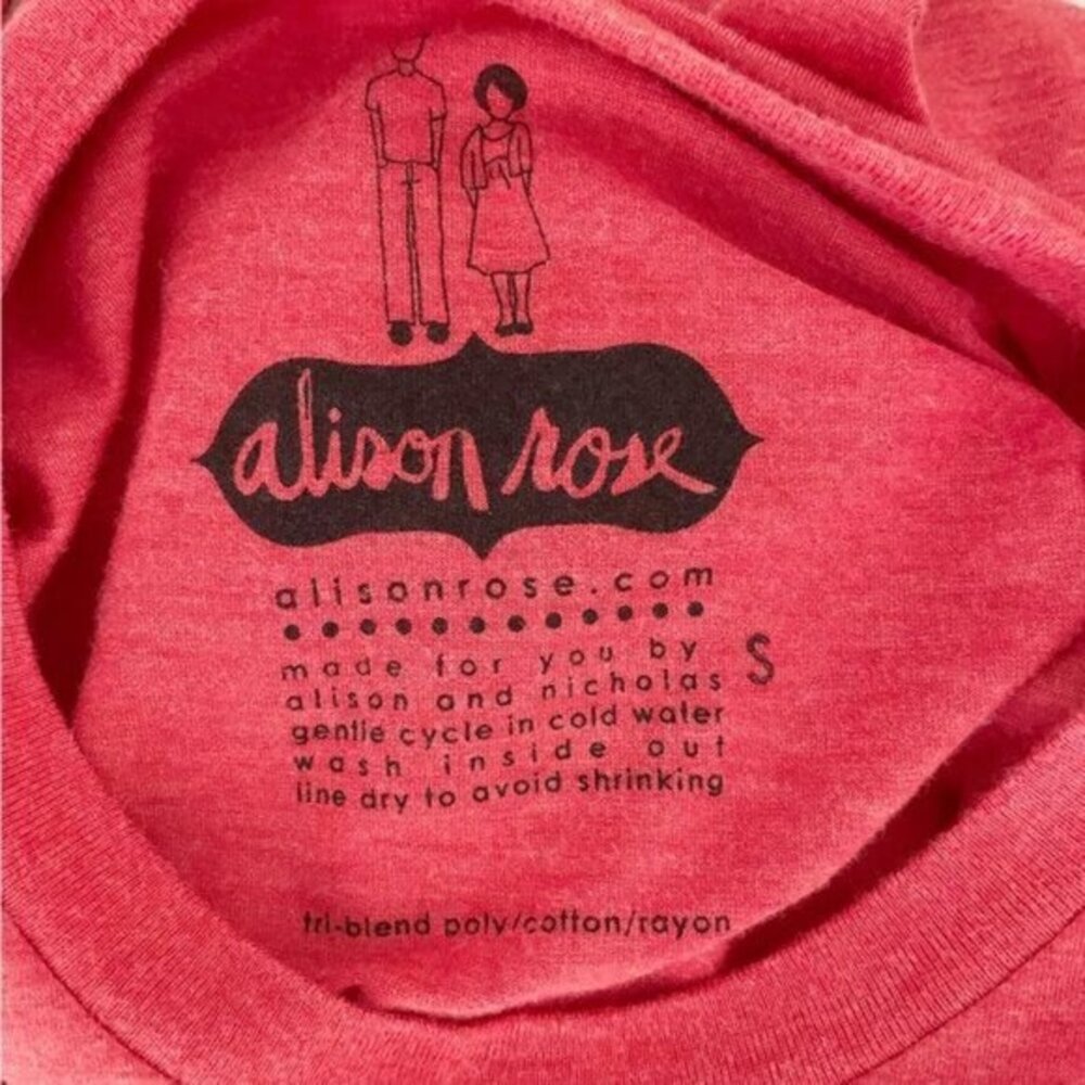 Alison Rose I'd Rather Be In Ohio State red short sleeve t-shirt S - Picture 8 of 9